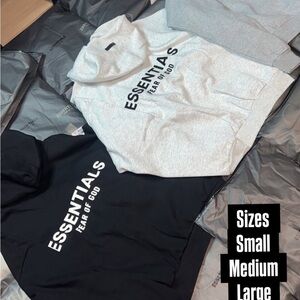 Essentials Black and Gray Lightweight Jackets